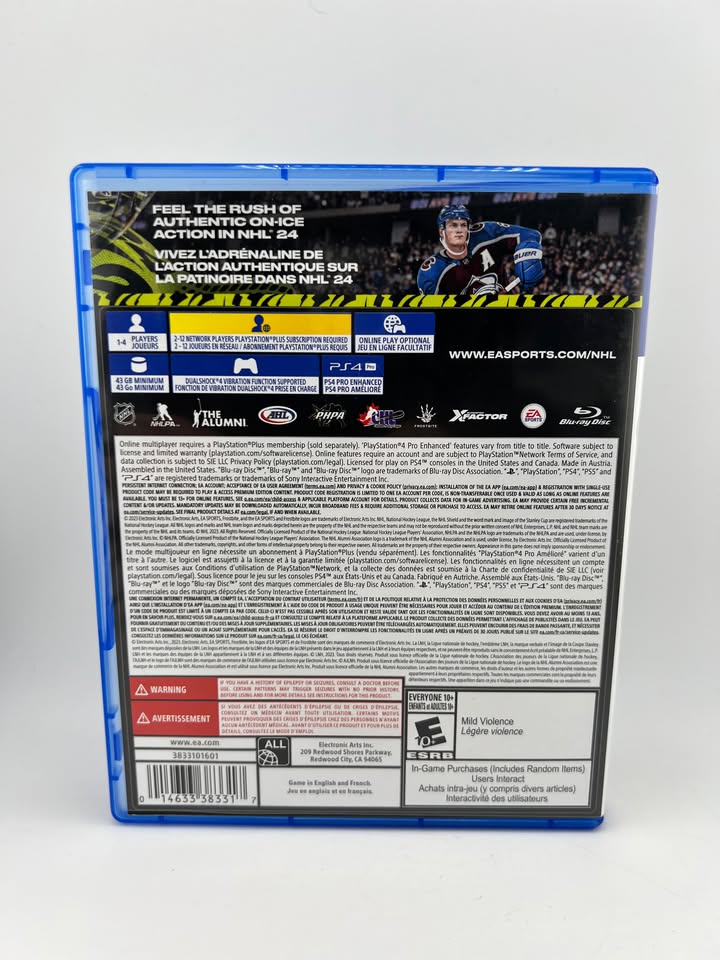 Nhl 24 Playstation 4 PS4