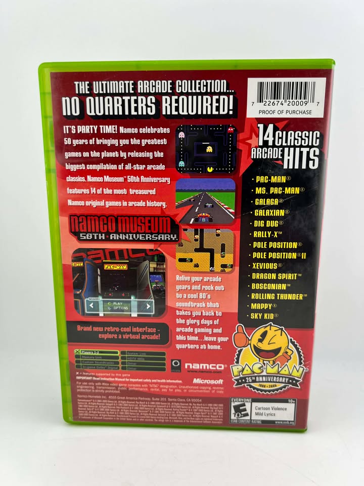 Namco Museum 50th Anniversary Xbox