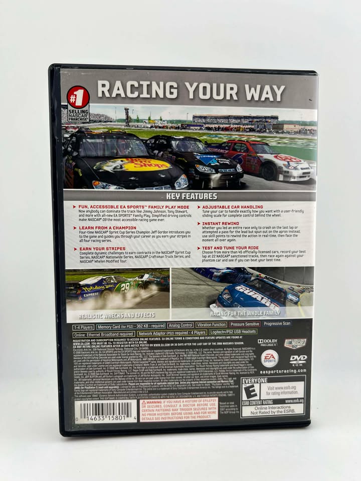 NASCAR 09 Playstation 2 PS2