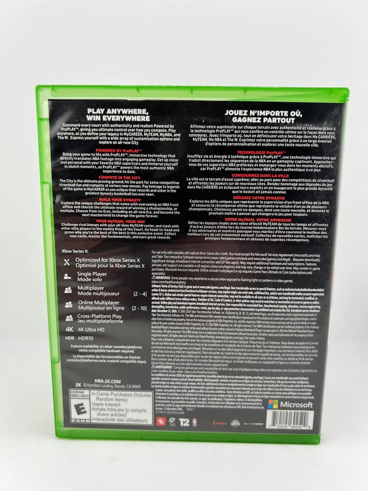 NBA 2K25 Xbox Series X XSERIES