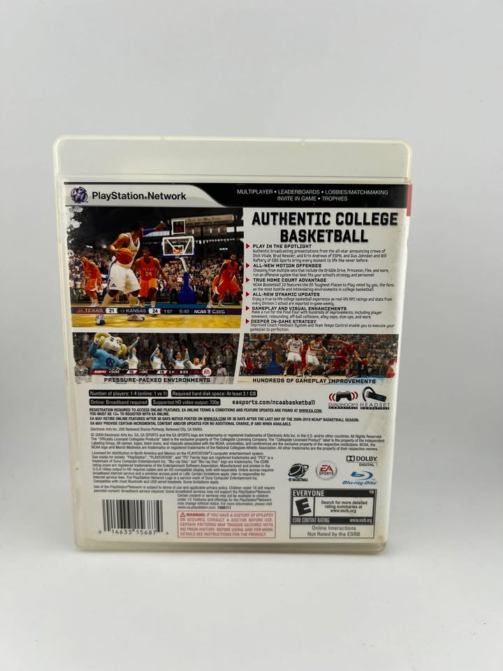 NCAA Basketball 10 Playstation 3 PS3