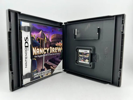 Nancy Drew The Deadly Secret of Old World Park Nintendo DS