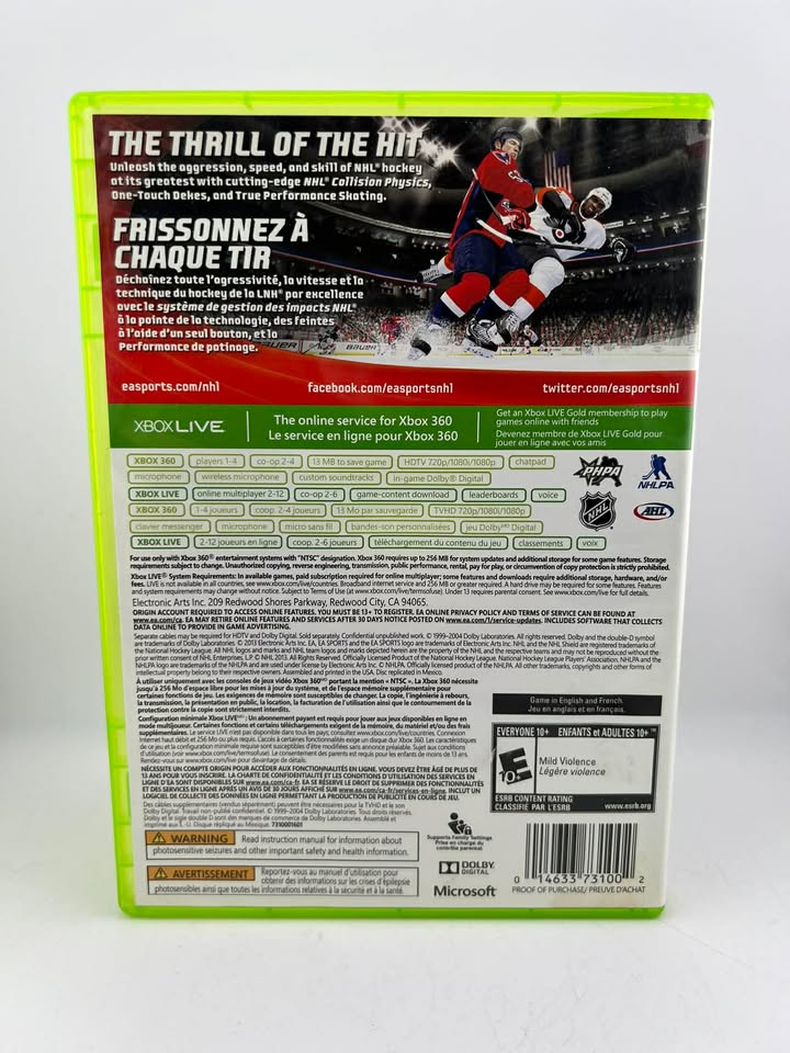 NHL 14 Xbox 360 X360