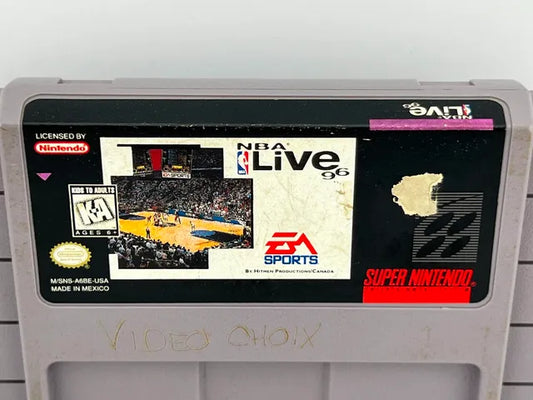 NBA Live 96 Super Nintendo SNES