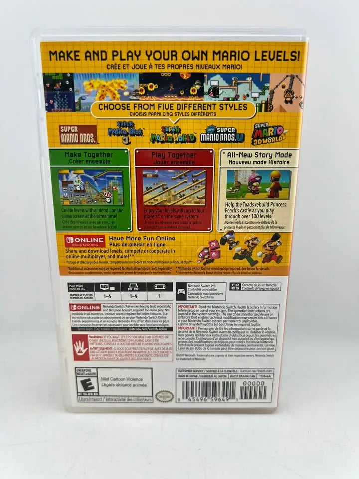 Super Mario Maker 2 Nintendo Switch