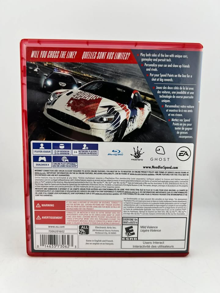 Need For Speed Rivals Playstation Hits Playstation 4 PS4