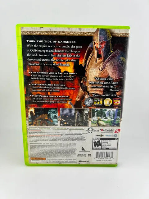 The Elder Scrolls IV 4 : Oblivion Xbox 360 X360