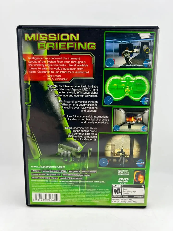 Syphon Filter: The Omega Strain PlayStation 2 PS2