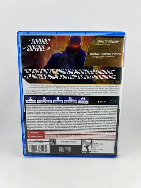 Overwatch Game of the Year PlayStation 4 PS4