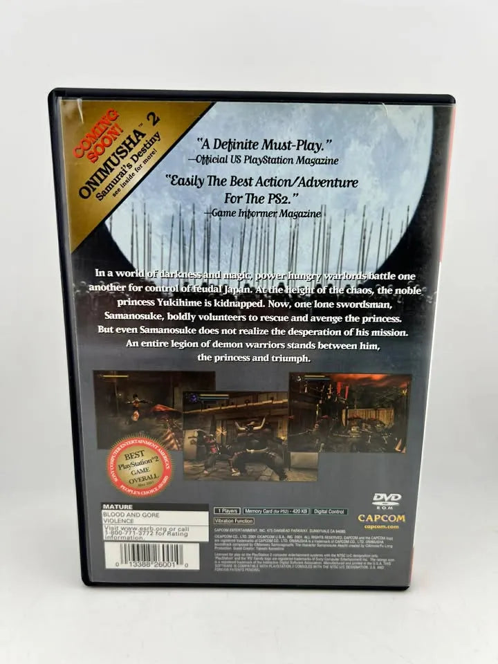 Onimusha Warlords Greatest Hits Playstation 2 PS2