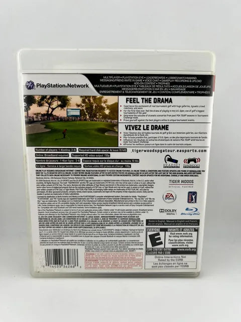 Tiger Woods PGA Tour 10 Playstation 3 PS3