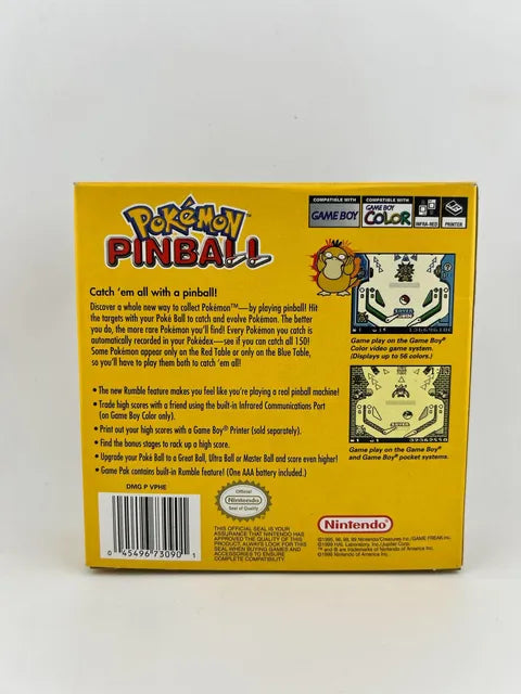 Pokemon Pinball Game Boy Color GBC