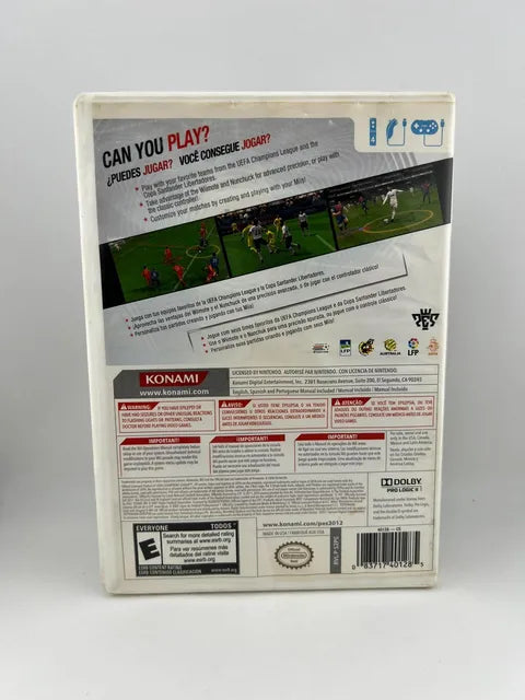 PES Pro Evolution Soccer 2012 Nintendo Wii