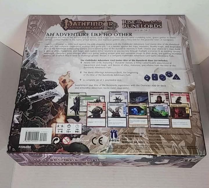 Pathfinder Adventure Card Game: Rise of the Runelords Base Set JSOCIETE jeux video game-x