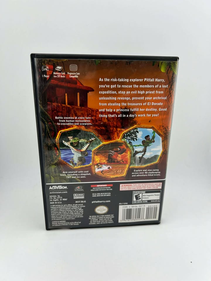 Pitfall: The Lost Expedition Nintendo GameCube NGC