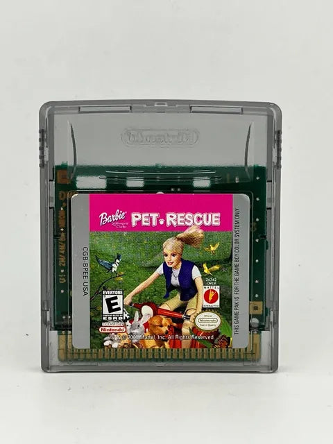 Barbie Pet Rescue Game Boy Color GBC
