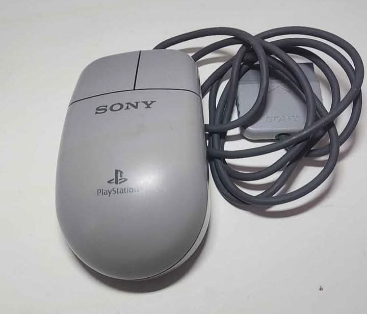 Souris Official PlayStation PS1 Gray Mouse Controller SCPH-1030 jeux video game-x