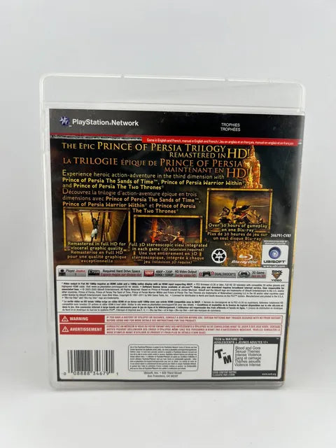Prince of Persia Classic Trilogy HD Playstation 3 PS3