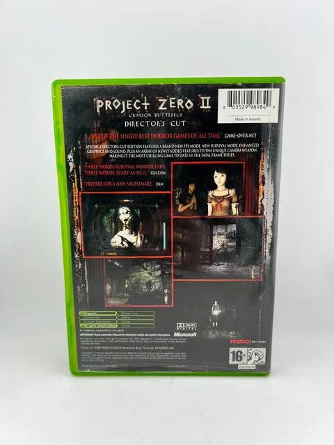 Project Zero II 2 : Crimson Butterfly PAL XBOX ZJ5 00018