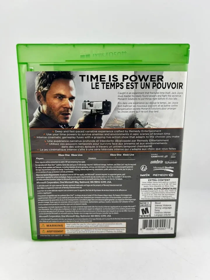 Quantum Break Xbox One Xone