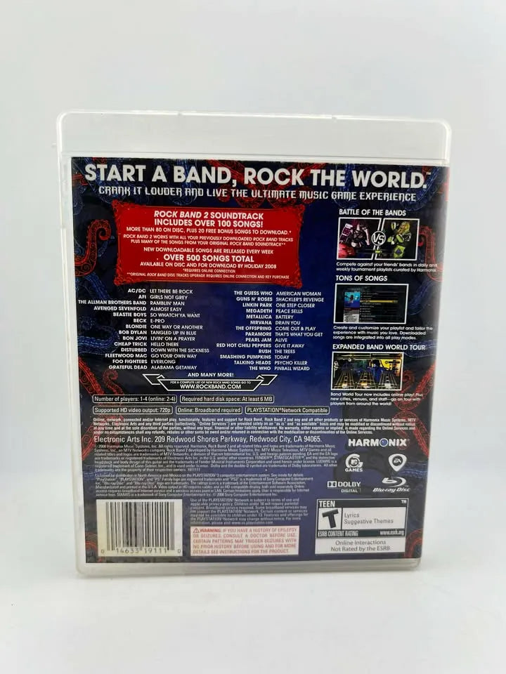 Rock Band 2 Playstation 3 PS3