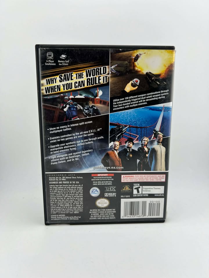 GoldenEye Rogue Agent Nintendo Gamecube NGC