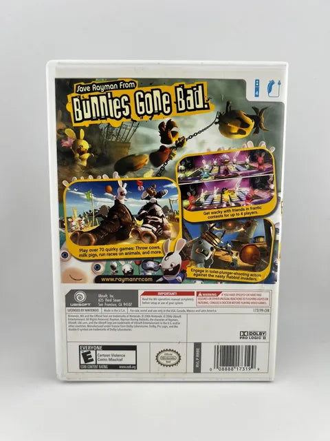 Rayman Raving Rabbids Nintendo WII