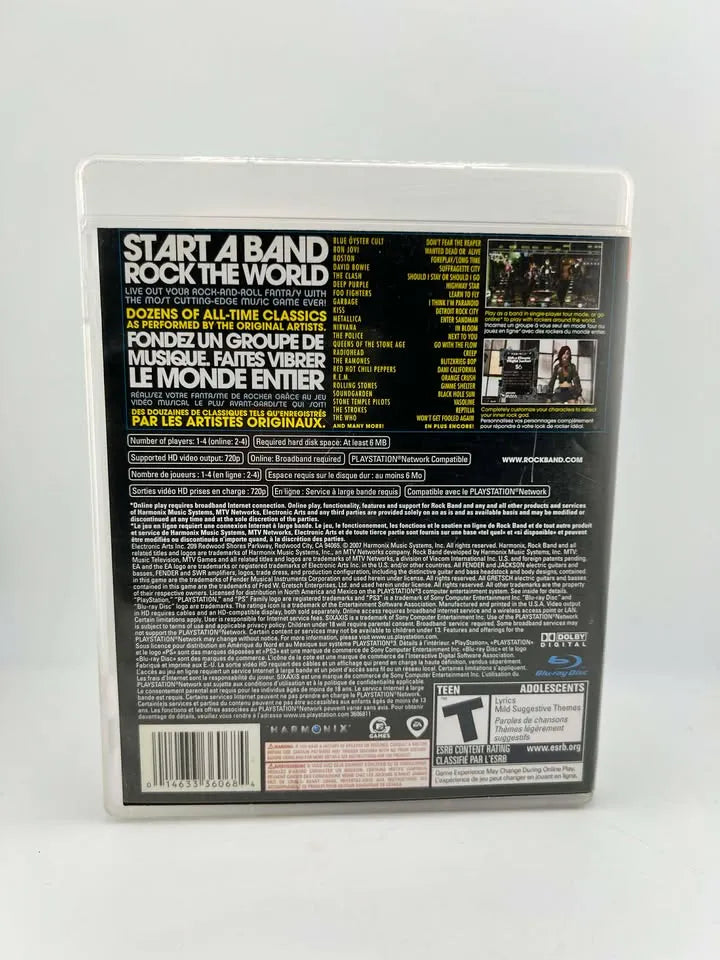 Rock Band Playstation 3 PS3