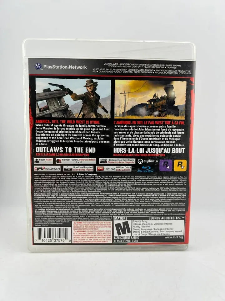 Red Dead Redemption Playstation 3 PS3