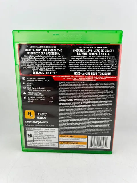 Red Dead Redemption II 2 Xbox One Xone