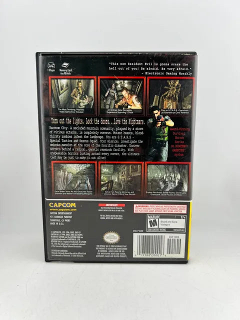 Resident Evil Player's Choice Nintendo Gamecube NGC