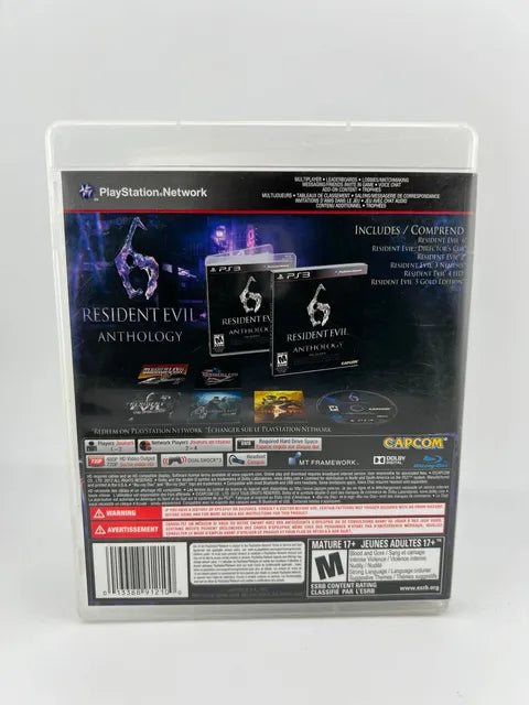 Resident Evil 6 Anthology Playstation 3 PS3
