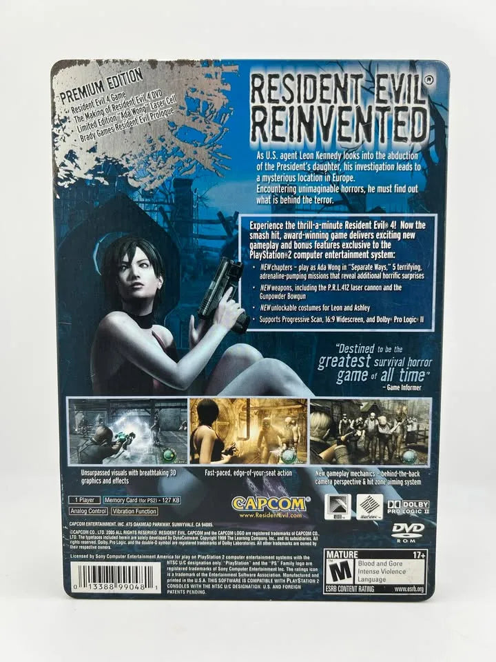 Resident Evil 4 Premium Edition Boitier En Métal steelbook