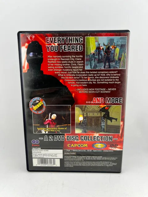 Resident Evil Code Veronica X Anniversary Edition Playstation 2 PS2