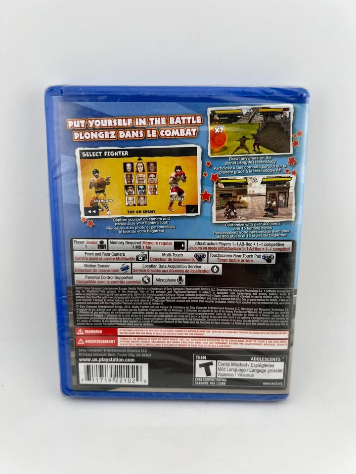Reality Fighters Playstation Vita