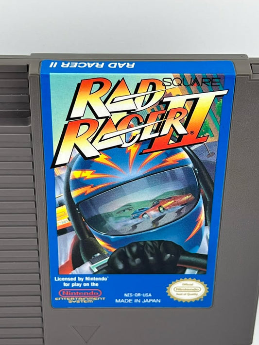 Rad Racer II 2 Nintendo NES
