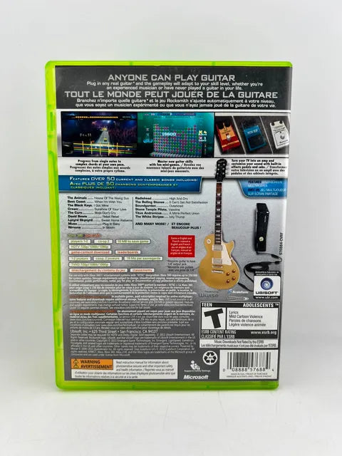 Rocksmith Xbox 360 X360