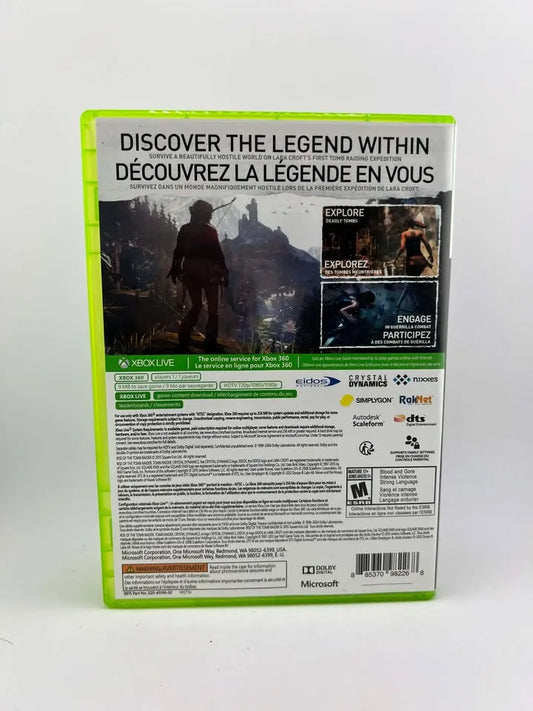 Rise of the Tomb Raider Xbox 360 X360