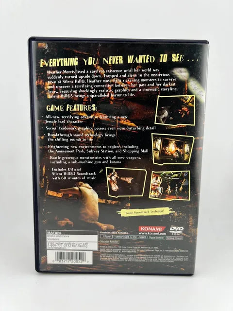 Silent Hill 3 Playstation 2 PS2