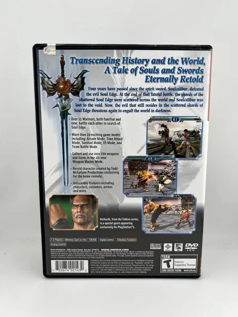 Soul Calibur II 2 Greatest Hits Playstation 2 PS2