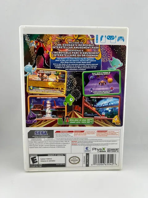 Sonic Colors Nintendo WII