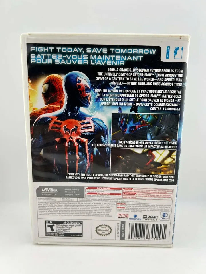 Spiderman Edge of Time Nintendo Wii