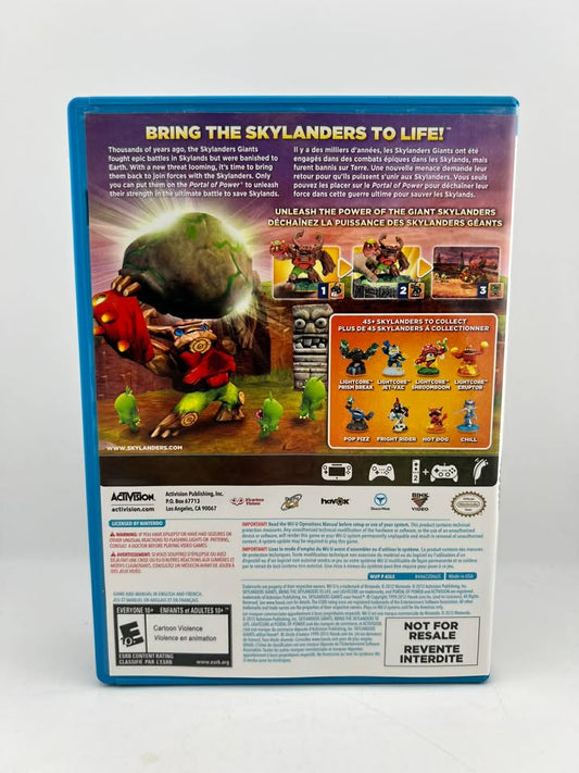 Skylanders Giants Nintendo WIIU