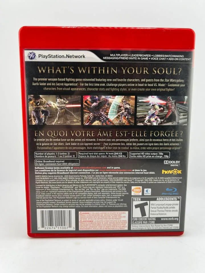 Soul Calibur IV 4 Greatest Hits Playstation 3 PS3