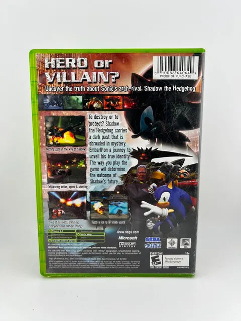 Shadow the Hedgehog Xbox