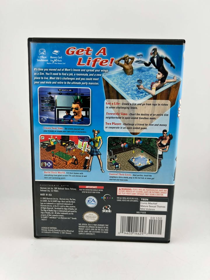 The Sims Nintendo Gamecube Ngc