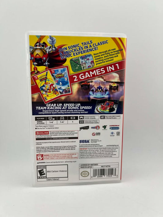 Sonic Mania + Team Sonic Racing Double Pack Nintendo Switch