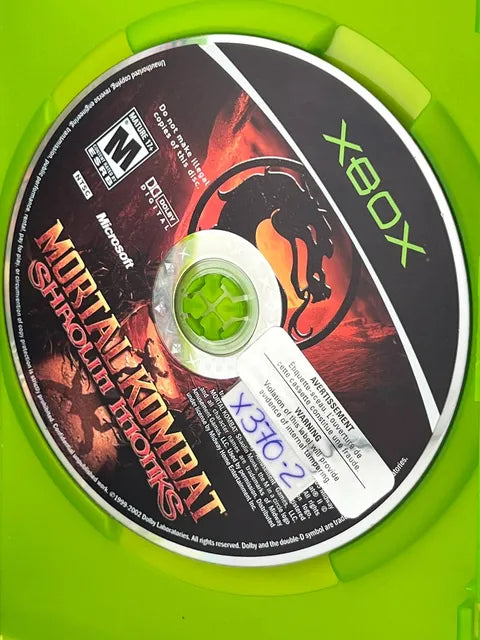 Mortal Kombat Shaolin Monks Xbox