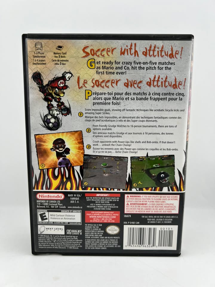 Super Mario Strikers Best Seller Nintendo Gamecube NGC
