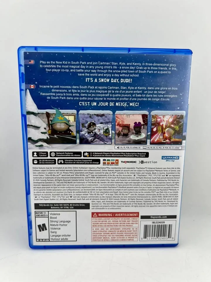 South Park: Snow Day Playstation 5 PS5